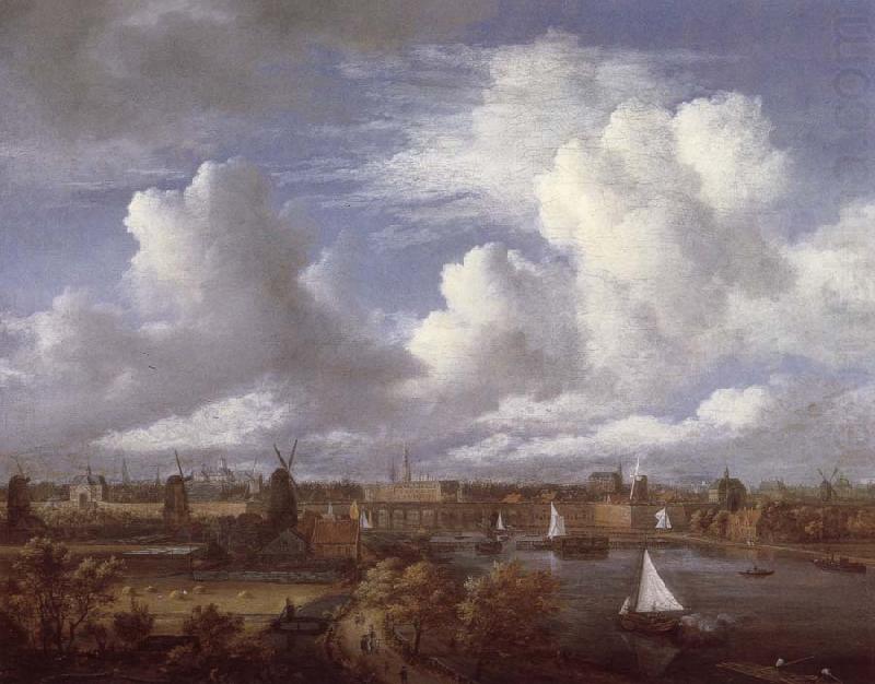 Jacob van Ruisdael Panoramic View of the Amstel Looking towards Amsterdam china oil painting image